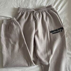 White Fox Gray Sweatpants